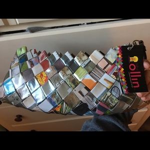 Recycled candy wrapper purse